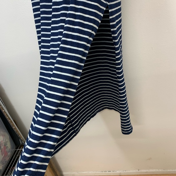 Splendid Striped Maxi Skirt in Navy and White - Picture 4 of 9